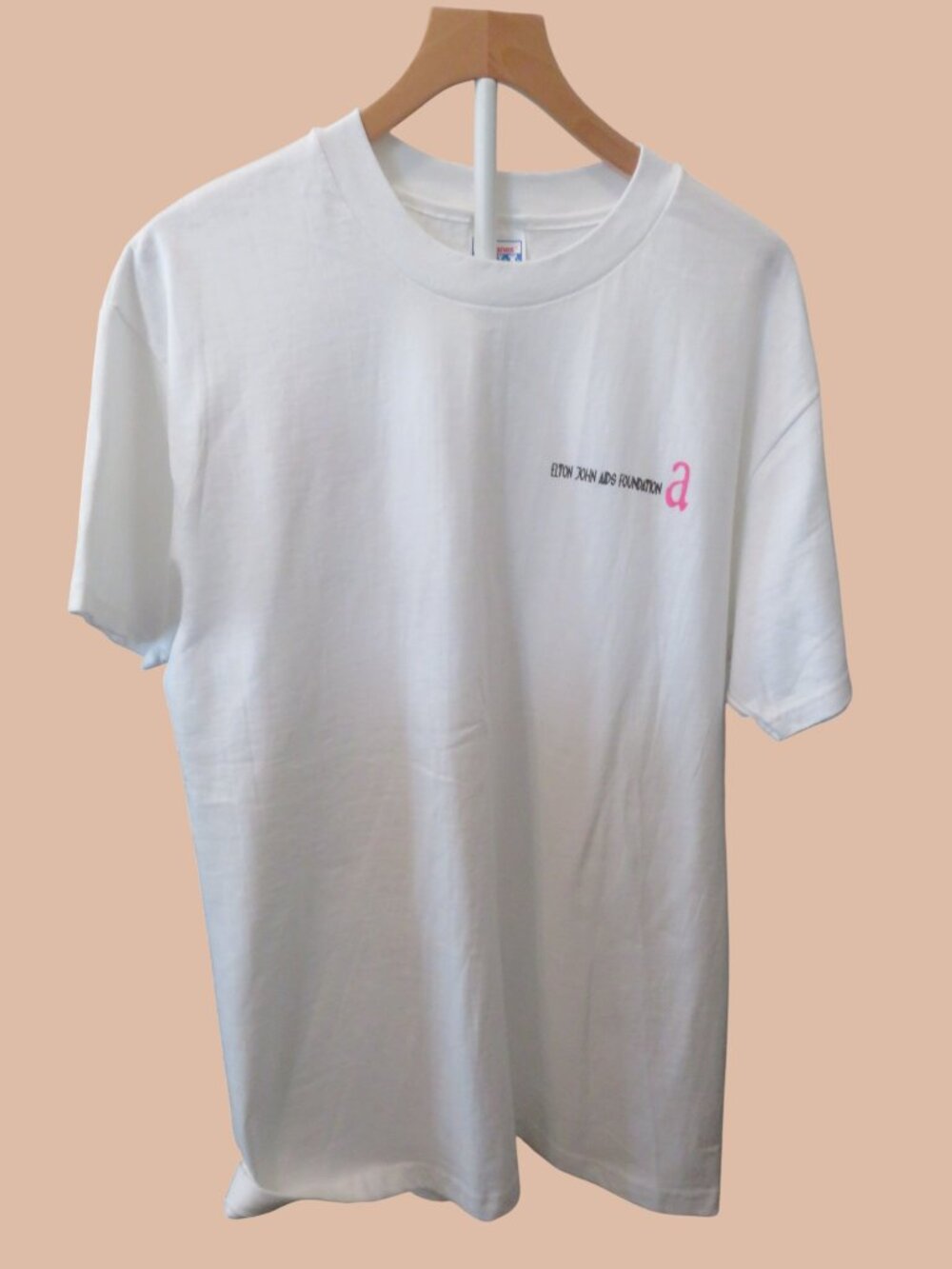 Elton John AIDS Foundation Promotional T-Shirt, Large, NWOT